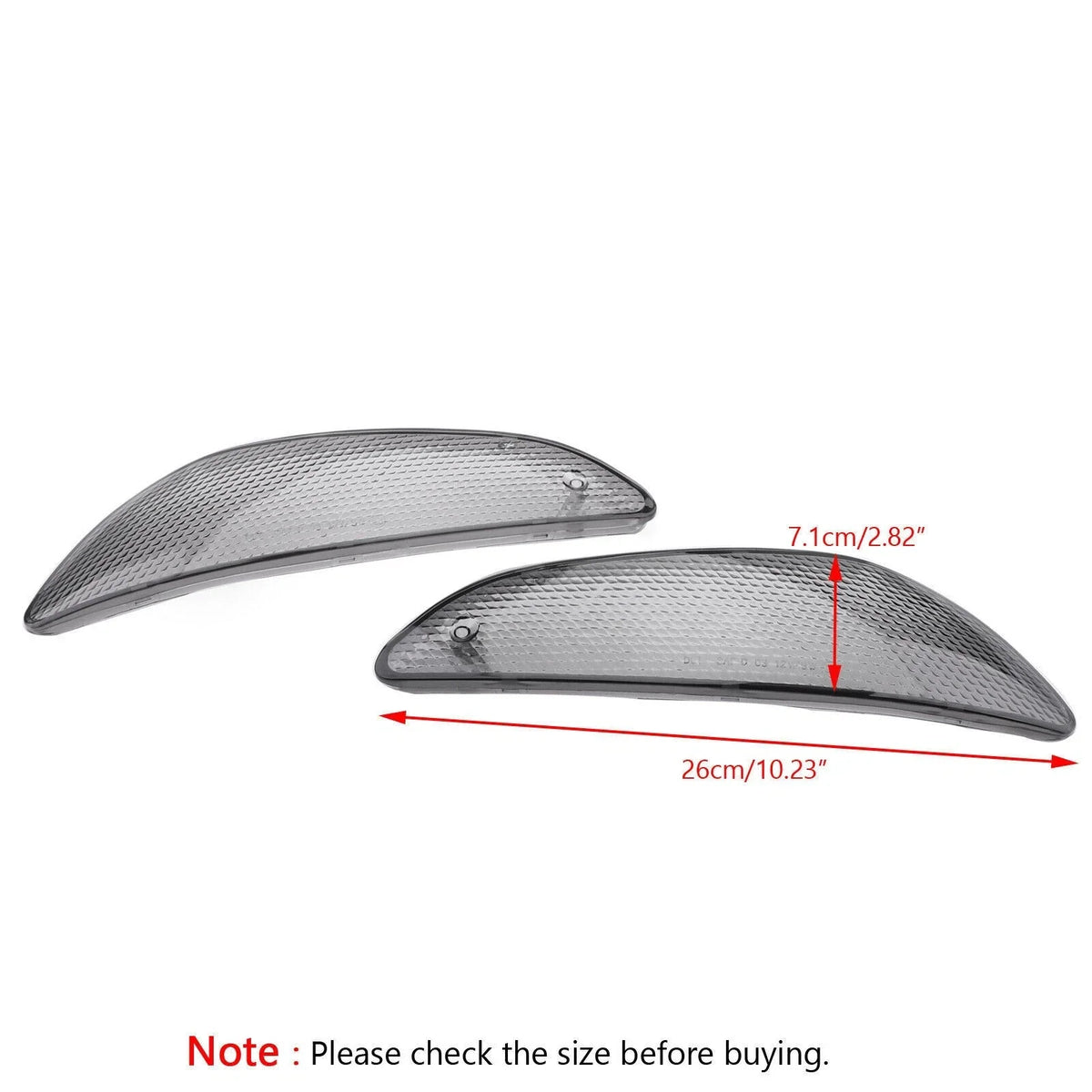 Front Turn Signal Lens for BMW K1200 (1999–2007) Smoke