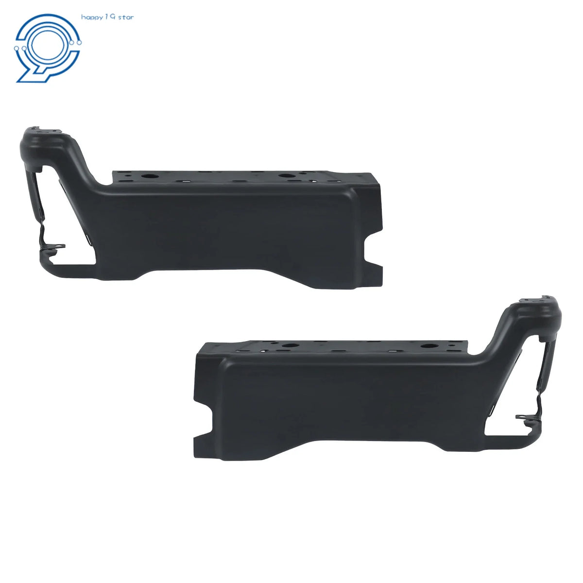 Black Rear Bumper End Caps for Ford F-250 F-350 F-450 (2023–2025)