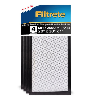 Filtrete 20x30x1 AC Furnace Air Filter MERV 14 MPR 2500 (Fits )