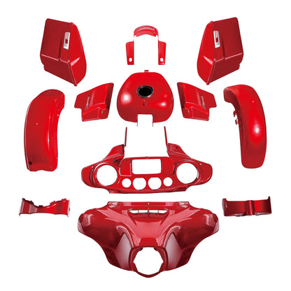 Fairing Bodywork Kit for Harley Touring Street Glide (2014–2023) Wicked Red Glossy