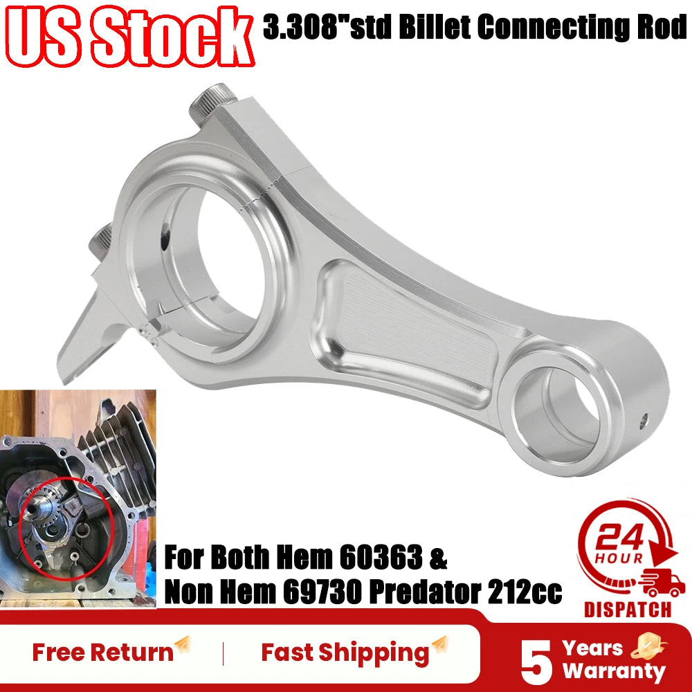 Billet Aluminum Rod for Predator 212cc (3.308" std)
