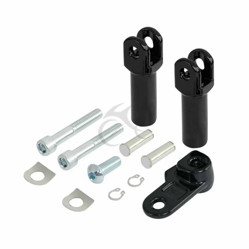 Passenger Footpegs Male Mount for Harley Softail FLS (2012–2017) Cross Bones (2008–2011)