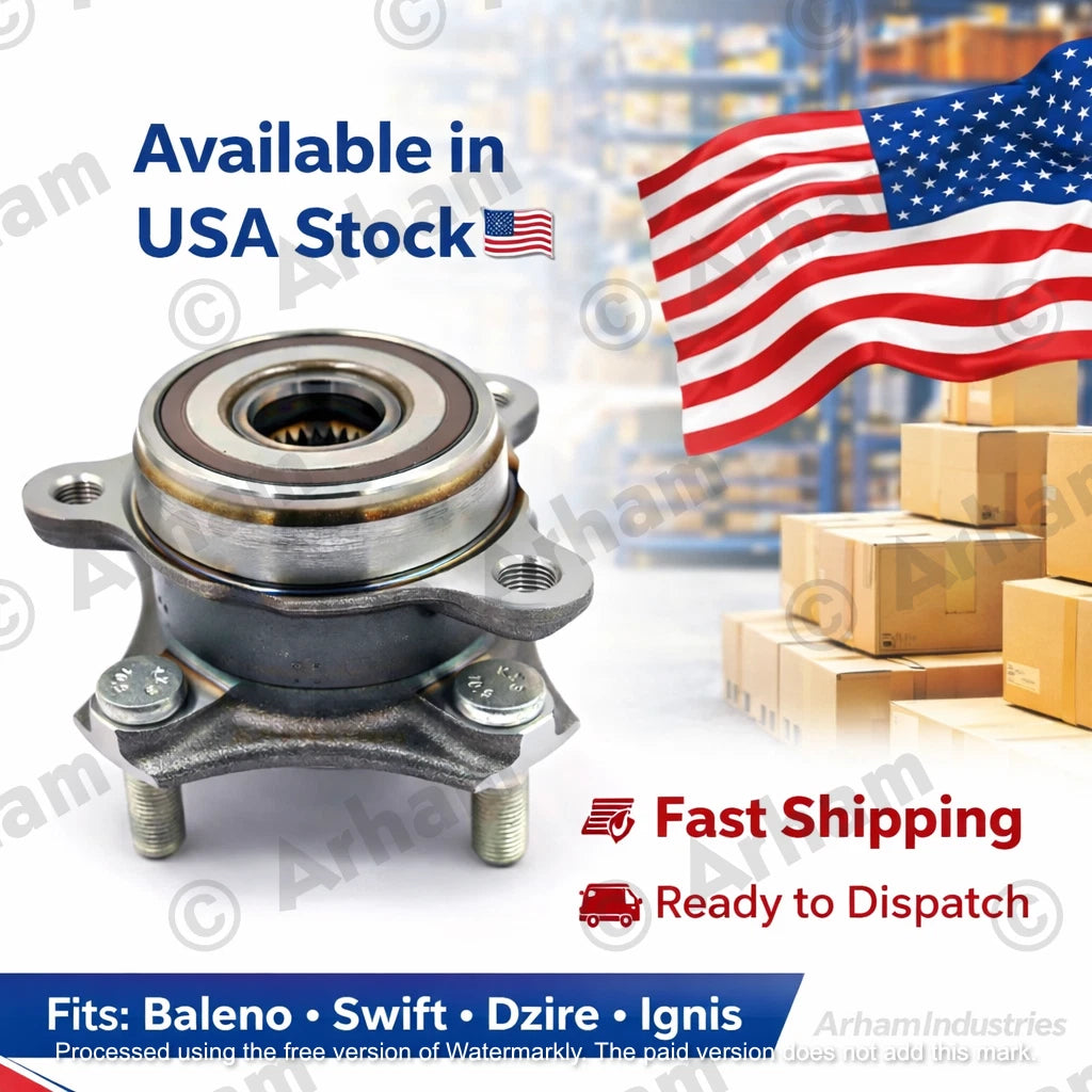 Front Wheel Hub for Suzuki Baleno Swift Dzire Ignis (43401M68P00, 43401M68P01)