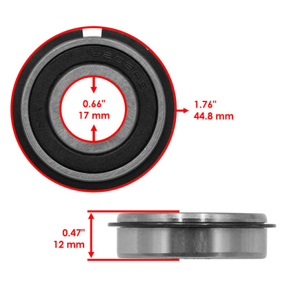 Set of 2 Drive Bearing Bushing for Cub Cadet (941-0563, 741-0563)