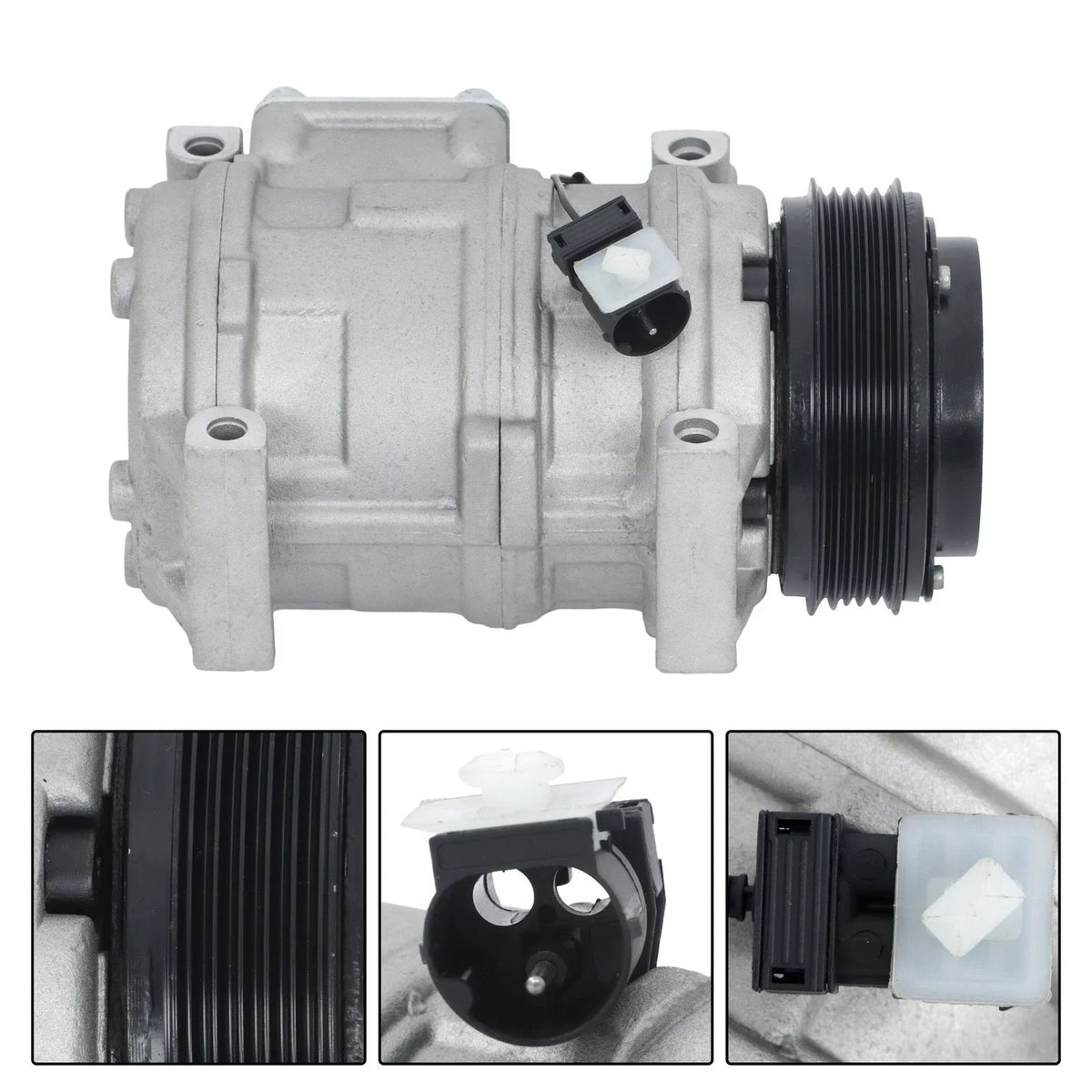 A/C Compressor with Clutch for BMW 323i 325i 328i 525i 530i 740i 750iL 840Ci 850i (1990–2005)