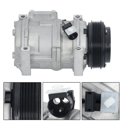 A/C Compressor with Clutch for BMW 323i 325i 328i 525i 530i 740i 750iL 840Ci 850i (1990–2005)
