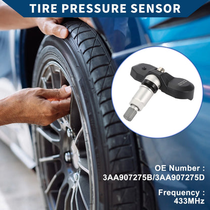 Tire Pressure Sensor 3AA907275B/3AA907275D for Volkswagen Tiguan (2012–2017)