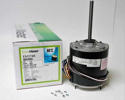 Air Conditioner Condenser Fan Motor 1/2 HP 230V 825 RPM for