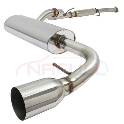 4" Rolled Muffler Tip for Honda CRX (1988–1991) - Stainless Exhaust
