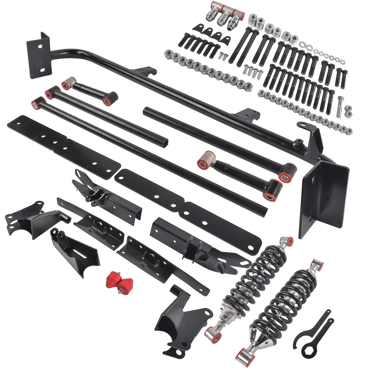 Adjustable Rear 4-Link Kit for Chevy Camaro SS Z28 (1967–1969)