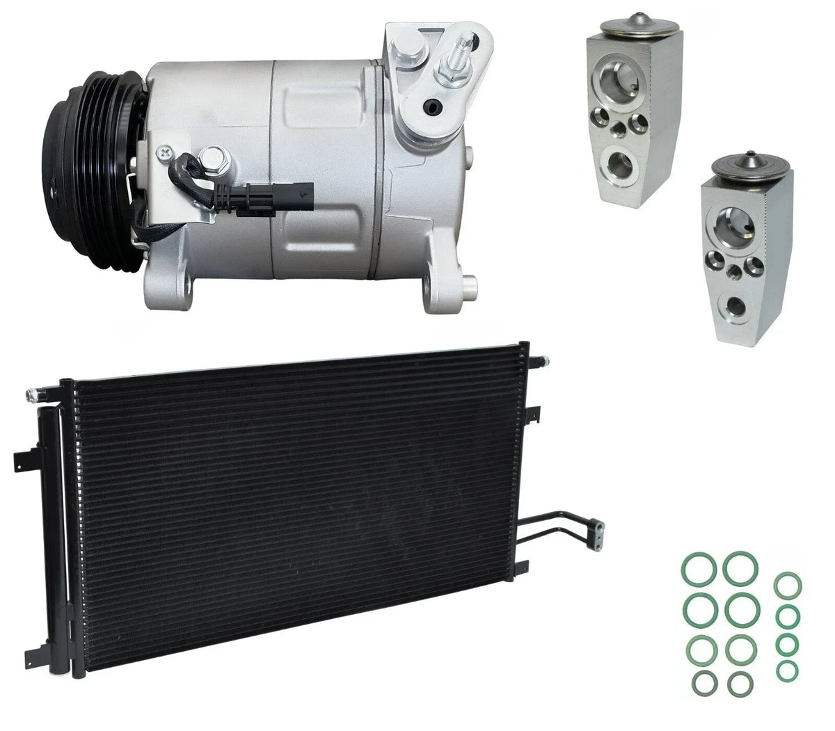 A/C Compressor Kit with Condenser for Cadillac Escalade ESV 6.2L (2019–2019)