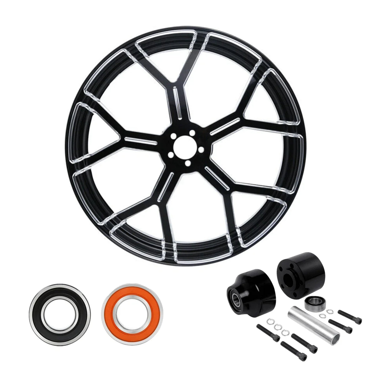 21" Front Wheel Rim & Disc Hub for Harley Electra Glide (2008–Present)