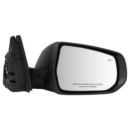 Right Rear Door Mirror for Chevrolet Malibu (2016–2021) Heated, Object Warning, 12 Pins