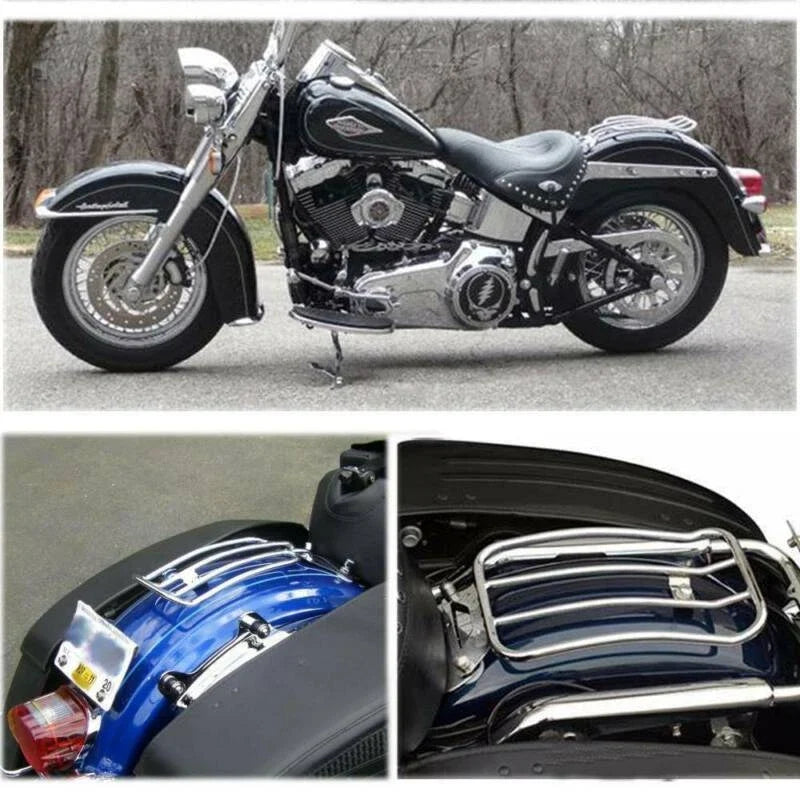Rear Solo Seat Luggage Rack for Harley Touring Road Electra Glide (1998–2008)