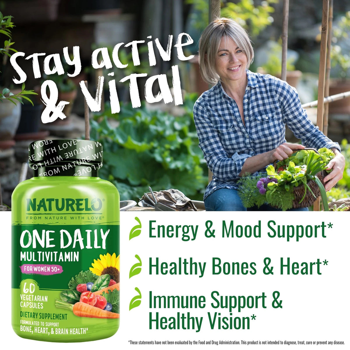 One Daily Multivitamin for Women 50+ (Iron 60 Count)