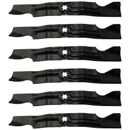 Set of 6 Replacement 17.9" Lawn Mower Blades for Cub Cadet Mowers