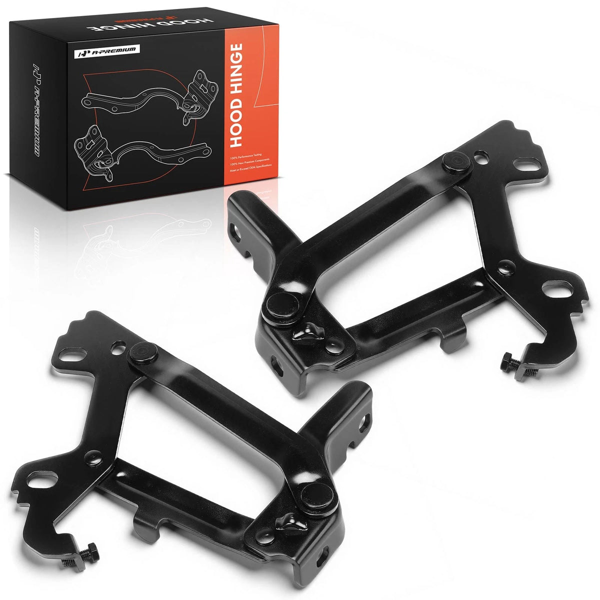 2X Hood Hinge for Mercedes-Benz GLK250 GLK350 (2009–2015) 2048800328, 2048800428, MB1236107