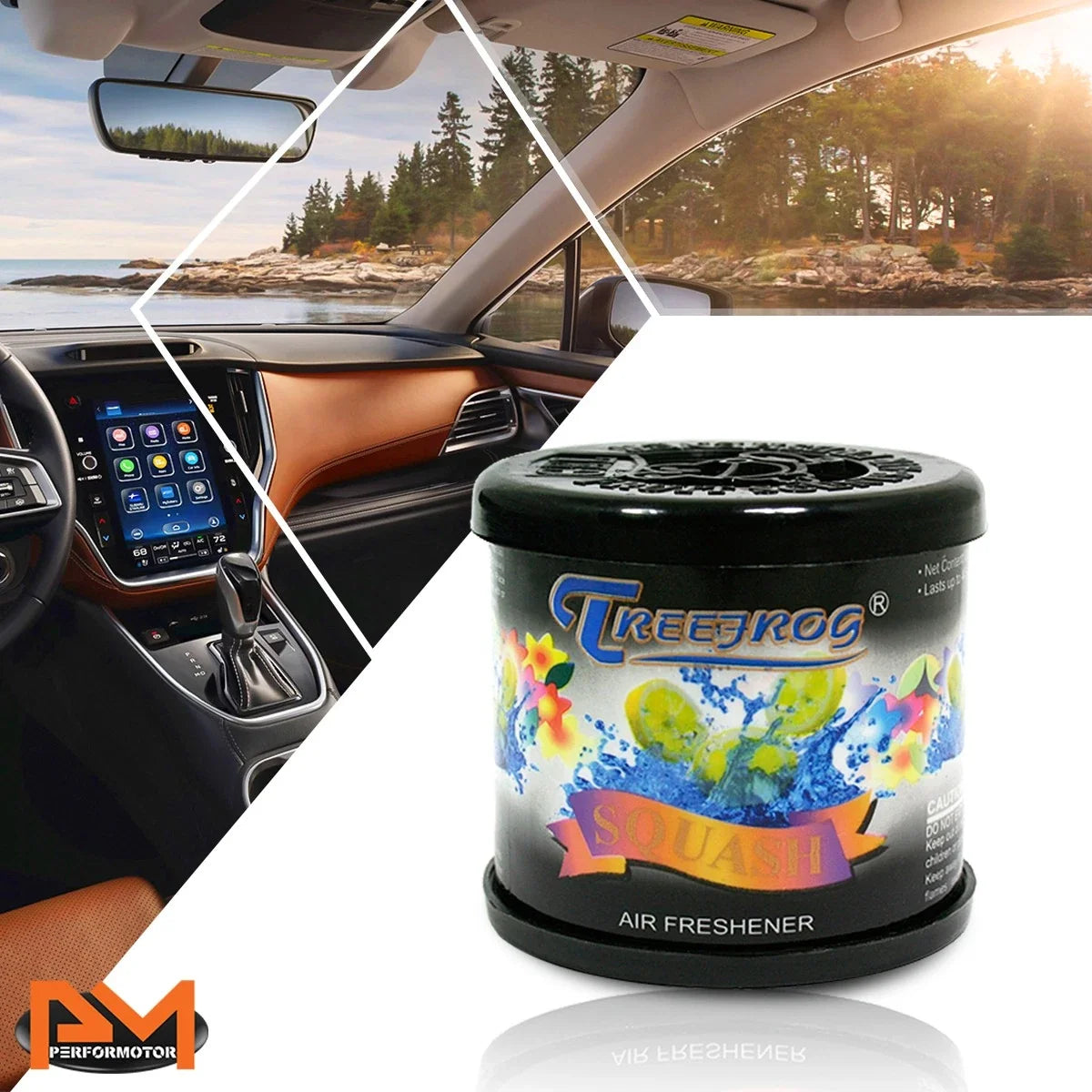Air Freshener Gel for Car/Office - Long Lasting Squash Scent 80g