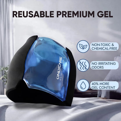 Migraine Relief Cap for Medium/Large Head Sizes (Upgraded, Black)