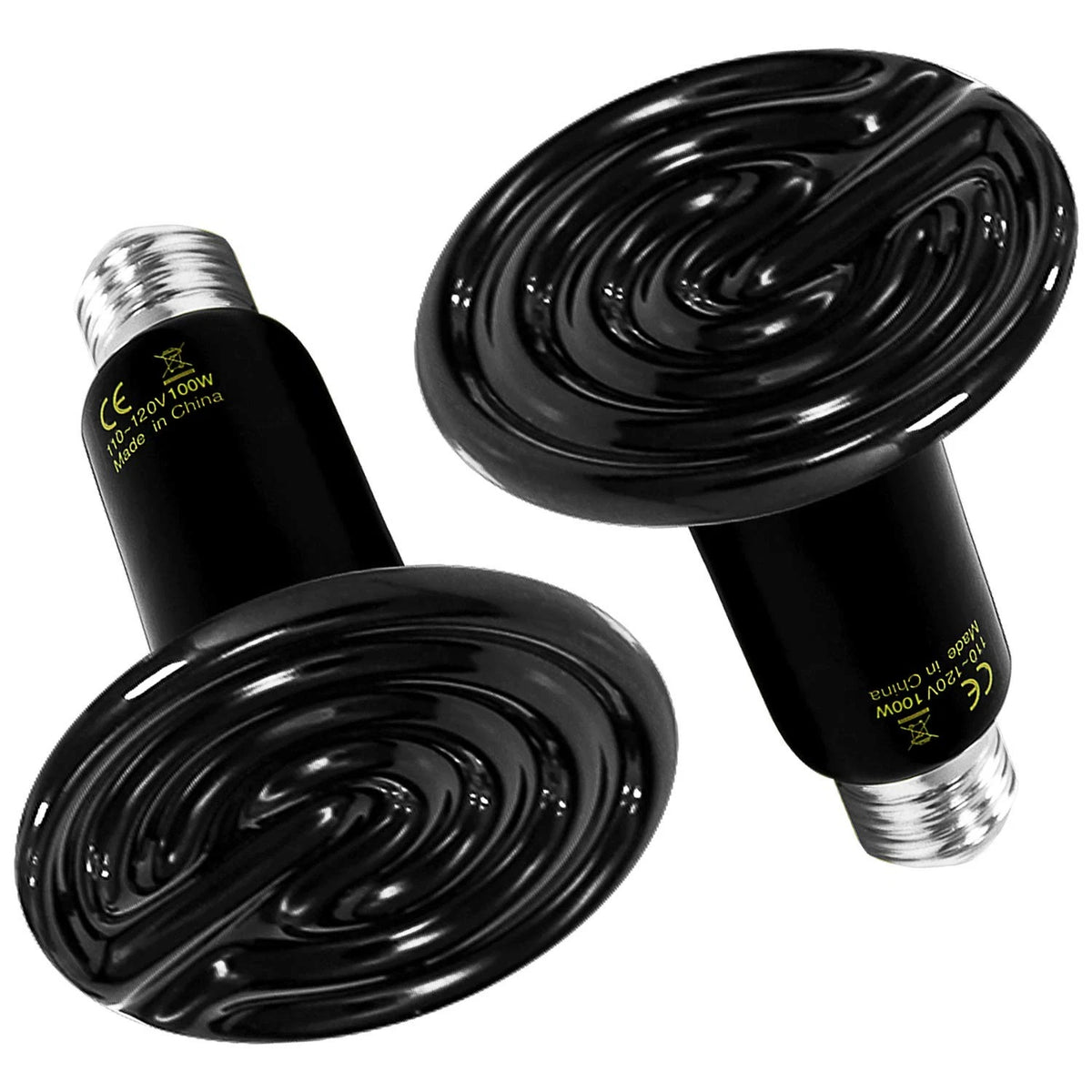 2X 100W Ceramic Heat Bulb for Reptiles Poultry