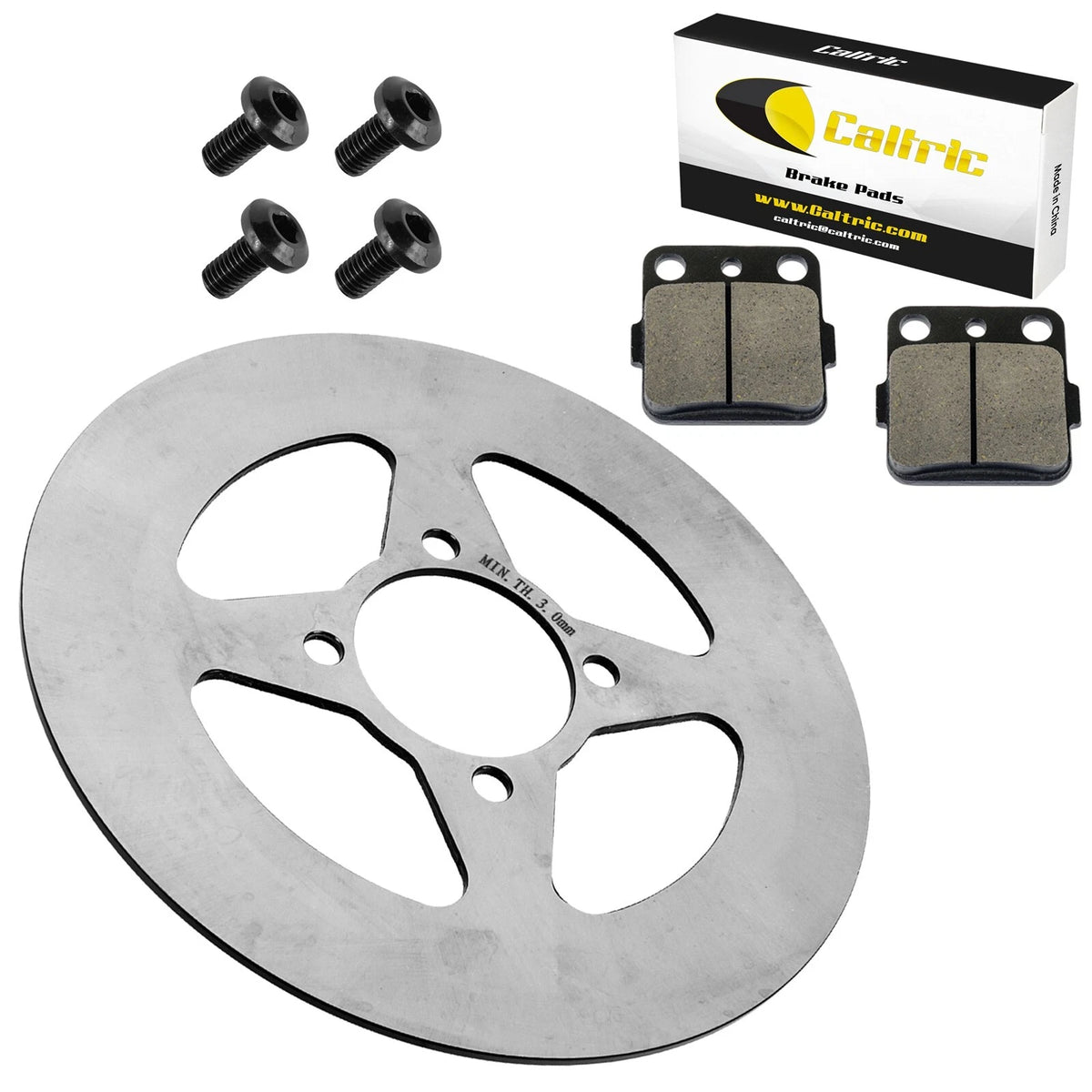 Rear Right Brake Disc with Pads & Bolts for Yamaha Raptor 350 (2004–2013) DS115AA2010