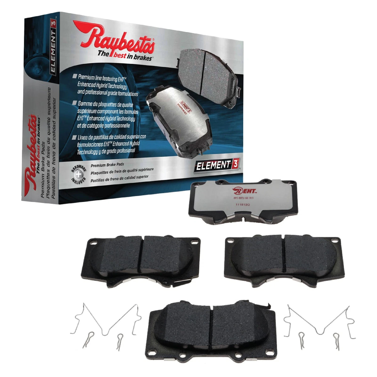 Set of 4 Front Brake Pads for Mazda 6 (2014–2021) Element3 Replacement