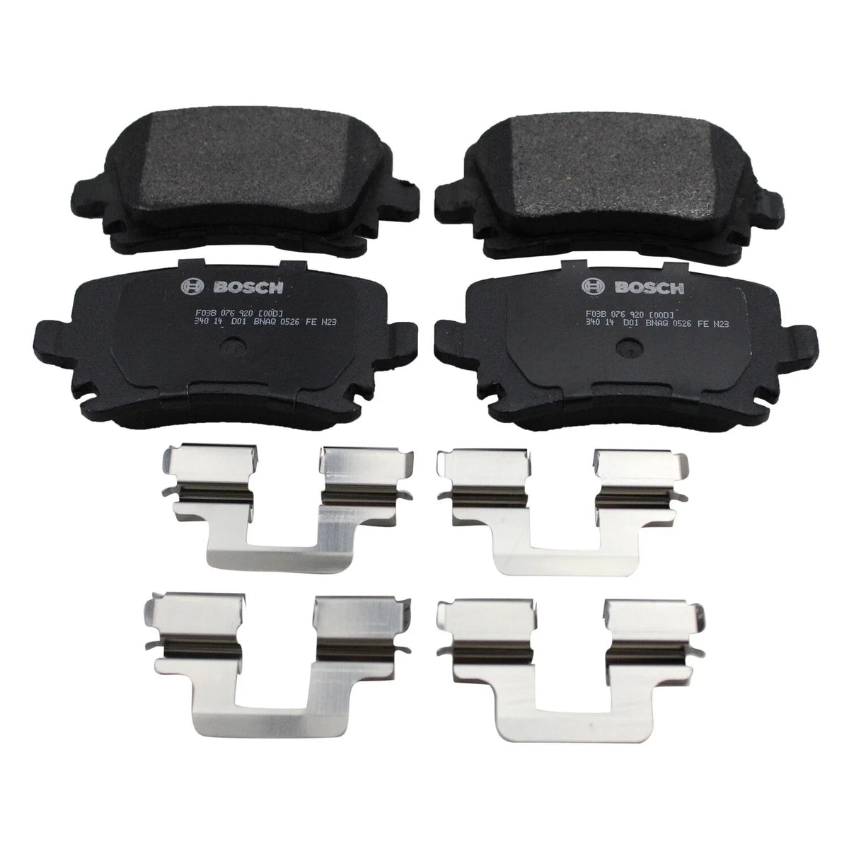 Set of 4 Rear Disc Brake Pads for Audi A3 (2008–2012) 1K0 698 451 H