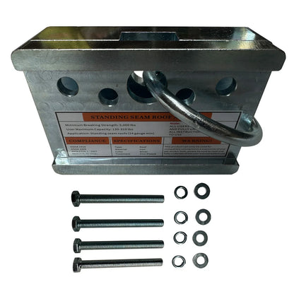 2-Way Roof Anchor Clamp for Universal Applications (5000lbs Breaking Strength)