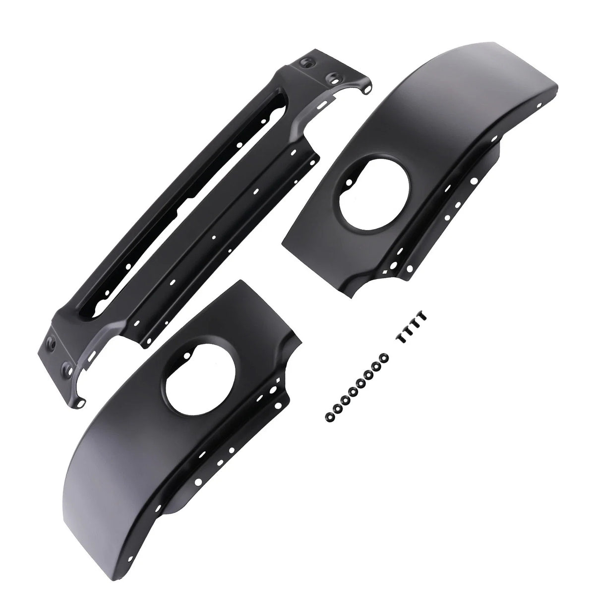 Front Bumper Face Bar for Ford F150 (2006–2008) Steel Black 6L3Z17757DAPTM