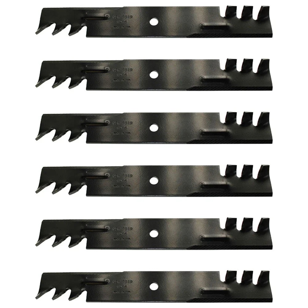 6X Toothed Mower Blades for Encore (Replaces 363291)