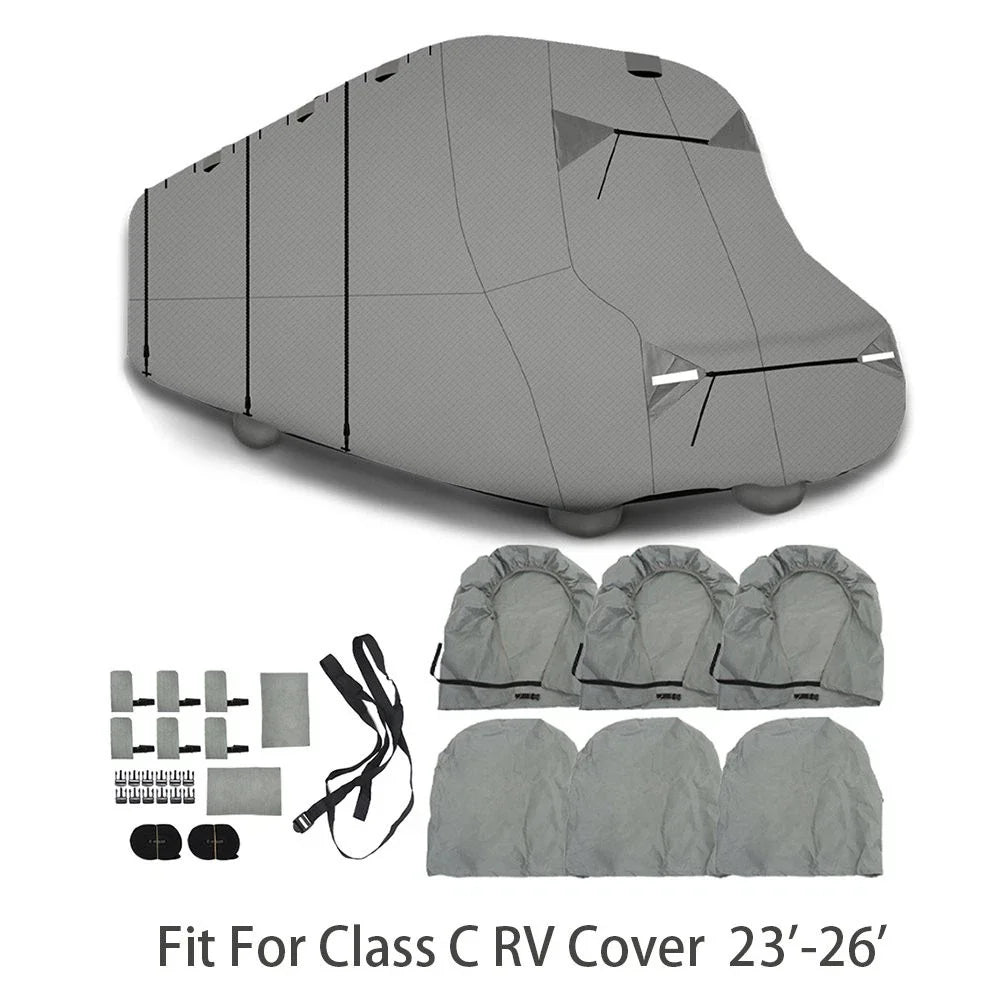 Waterproof Anti-UV RV Cover for Class C Motorhome (2023–2026)