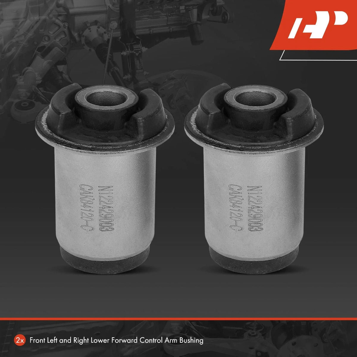 2X Front Lower Control Arm Bushing for Dodge Grand Caravan (2008–2020)