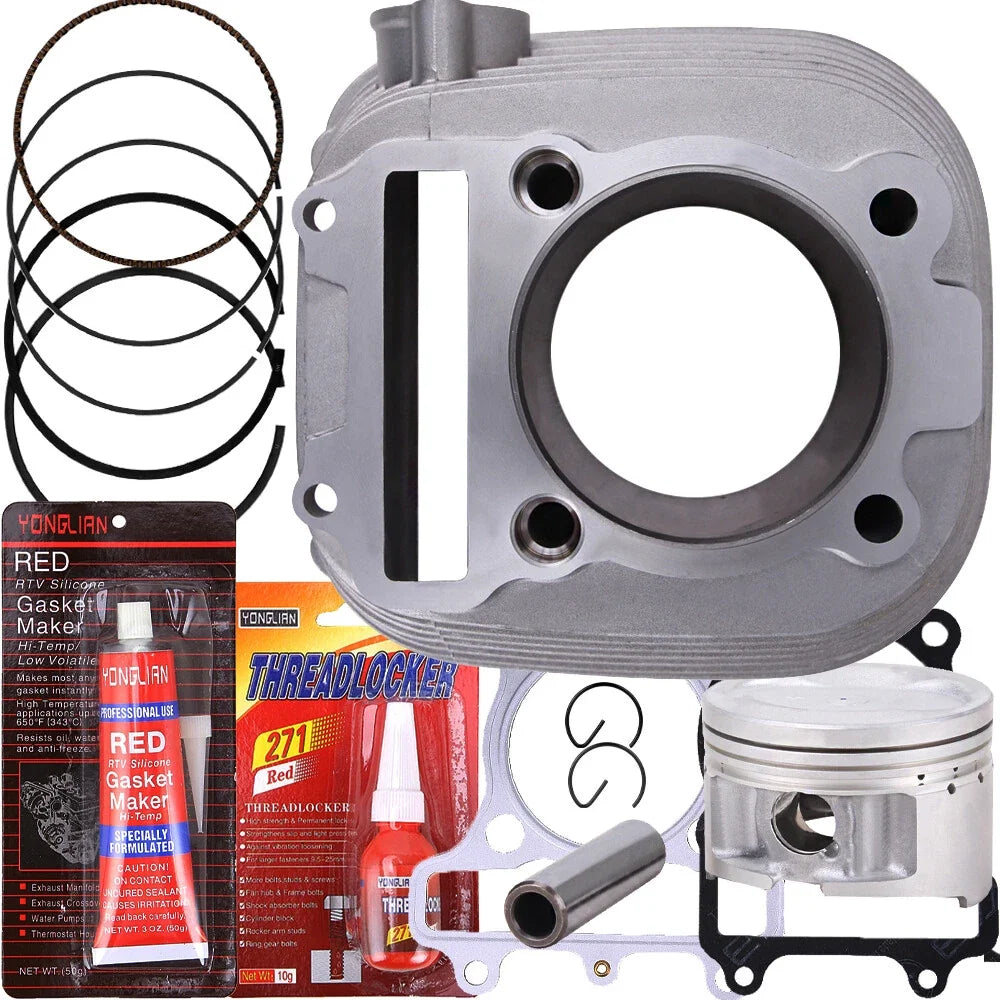 Top End Kit Cylinder Piston Gasket for Yamaha Moto 4 YFM250 (1989–1991)