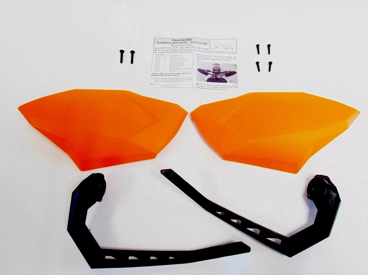 Orange Hand Guards for Arctic Cat Snowmobile (OEM) 8639-347