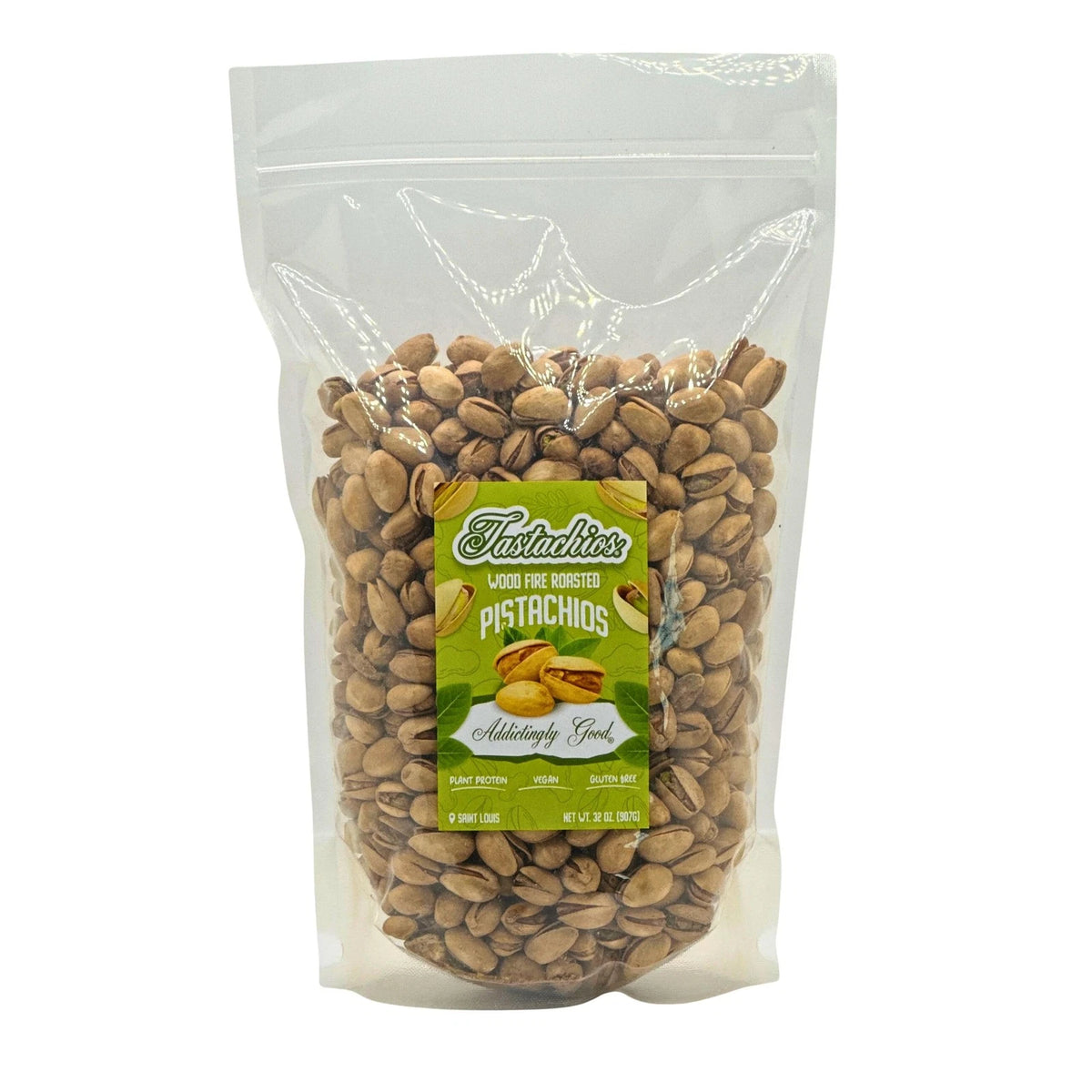 2LB Bag of Wood Fire Roasted Pistachios - Original Flavor