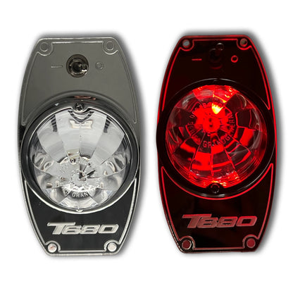 Dome Light Plate Frame for Kenworth T680 (34008693900374) - Purple LED