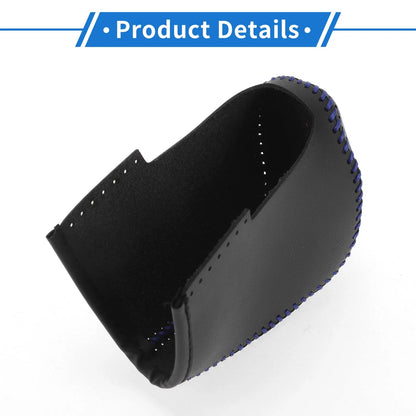 1 Pc Gear Shift Knob Cover for Nissan Altima (2019–2024) Black Carbon Fiber Blue