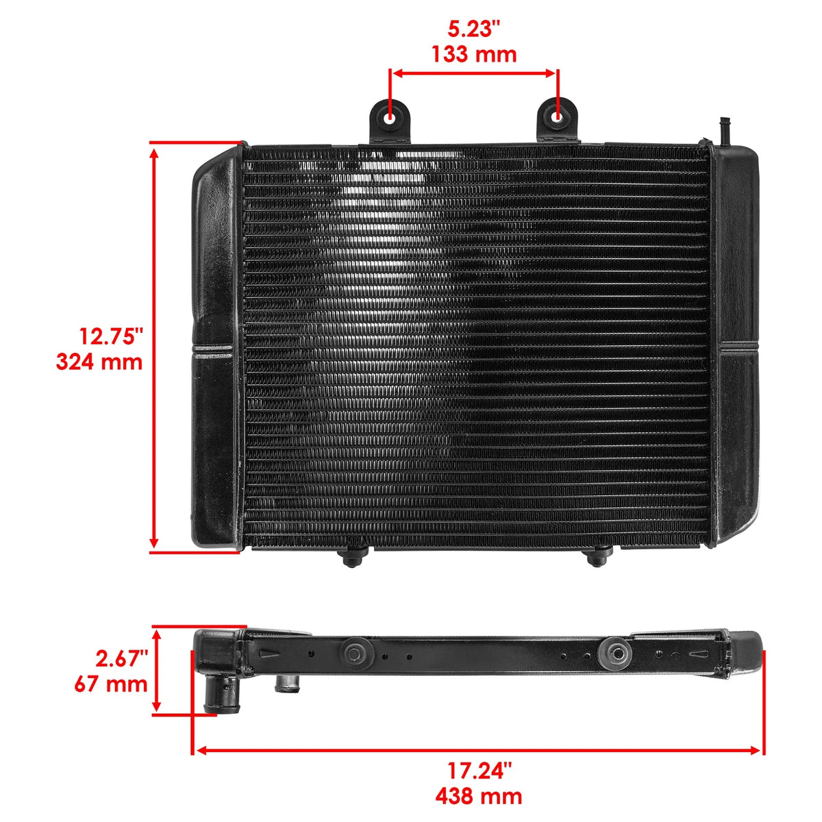 Celox Radiator for Polaris ATV UTV (RA118, 1240319, 1240444)