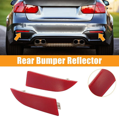 2X Rear Bumper Reflectors for BMW X3 (63147162217, 63147162218)