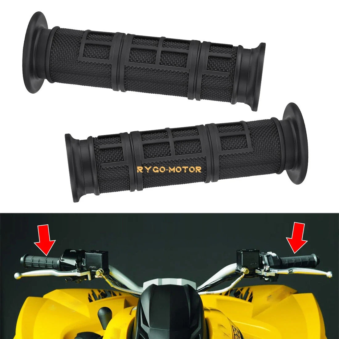 2 Handlebar Grips for Can-Am Outlander 1000R 850 800 700 650 570 450 400 330
