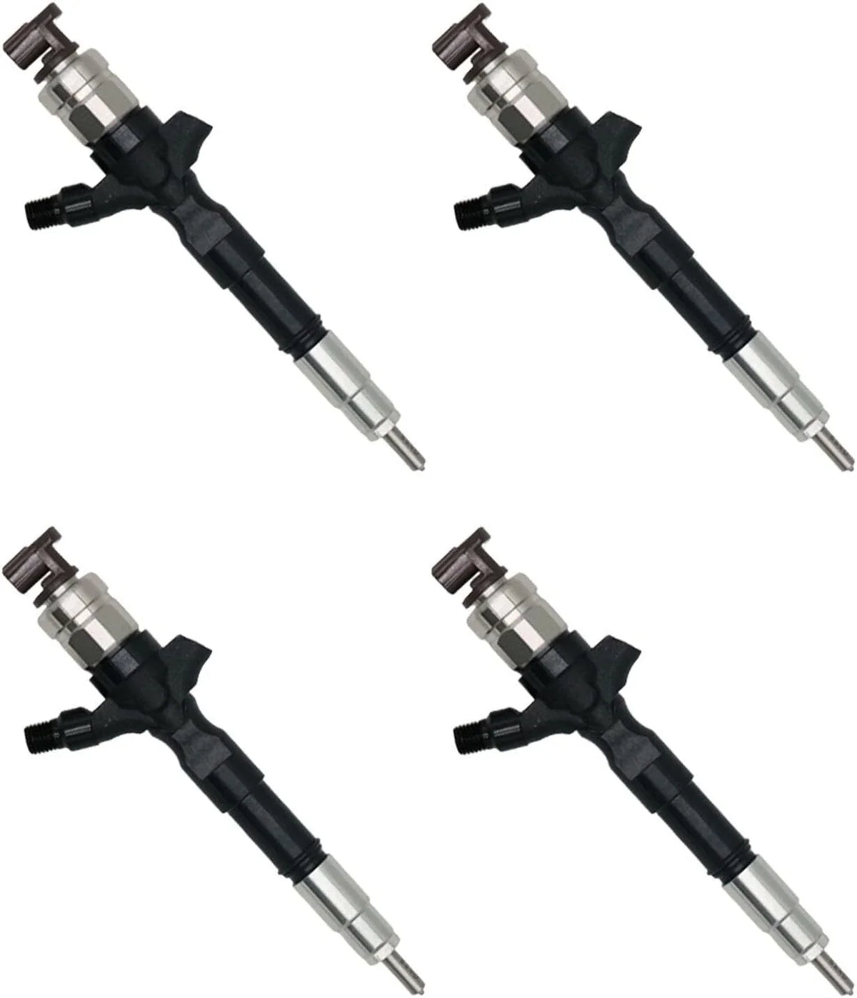 4X Fuel Injector 23670-09060 for Toyota 2KD-FTV 2.5L D4D (2000–2023)
