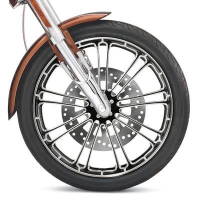 Set of 2 Wheel Rim Hub Belt Pulley for Harley Electra Glide (2009–2023)
