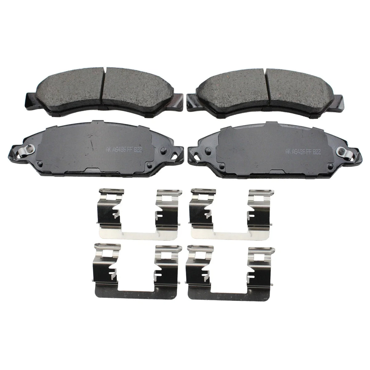 Front Rotors & Akebono ProACT Ceramic Brake Pads Kit for Silverado 1500 (2014–2019)