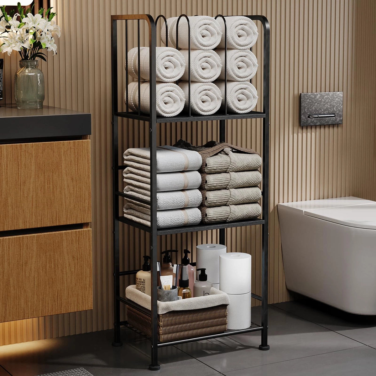 Towel Rack 3-Tier Free Standing for Home Use