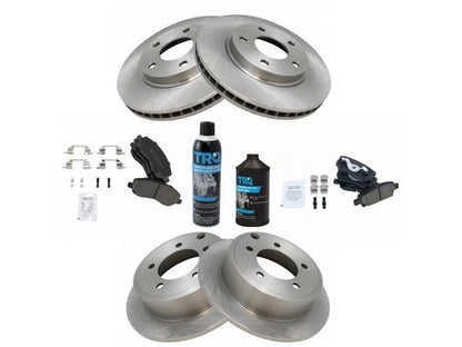 Brake Pad and Rotor Kit for Mitsubishi Lancer (2008–2013) 55526YKMN