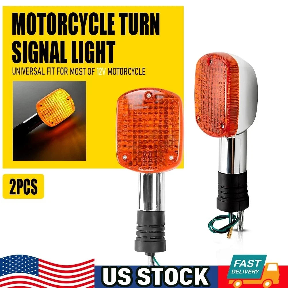 2X Turn Signal Blinker Light for Honda M8 - Amber Brightness
