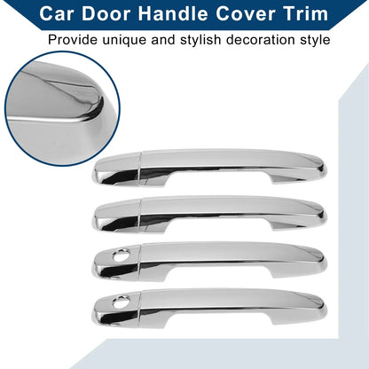 Car Door Handle Cover Trim for Toyota Corolla Sedan (2003–2010) Silver Tone