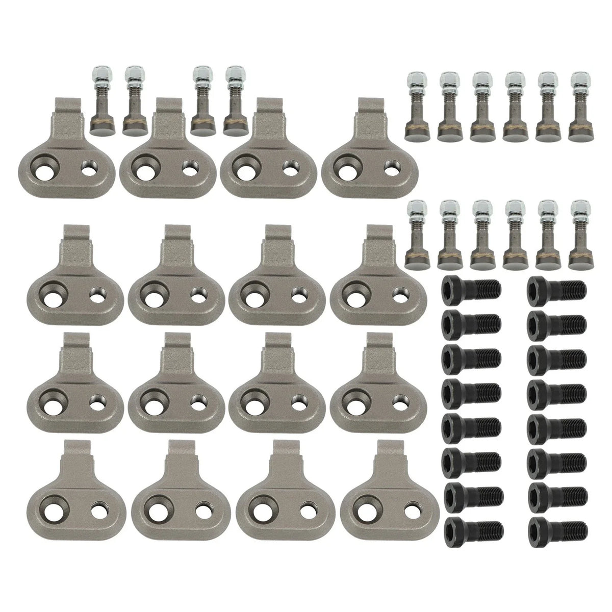 Stump Grinder Pocket & Teeth Kit for Barreto SG30 (16pcs, 2-1/4" Bolts)