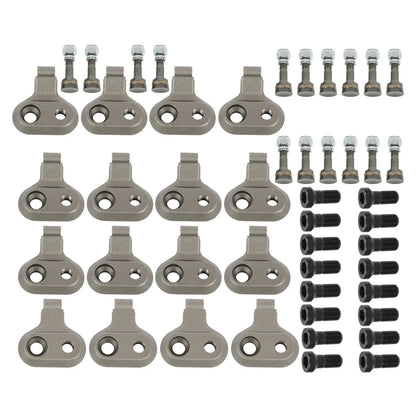 Stump Grinder Pocket & Teeth Kit for Barreto SG30 (16pcs, 2-1/4" Bolts)