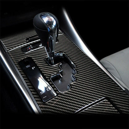 3Pcs Carbon Fiber Gear Shift Panel Cover Trim for Lexus IS250 IS350 (2006–2012)